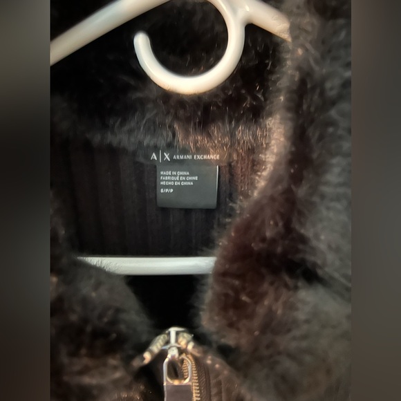 ARMANI EXCHANGE. faux fur vest - Picture 3 of 3